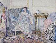 frederick carl frieseke In the Boudoir oil painting on canvas